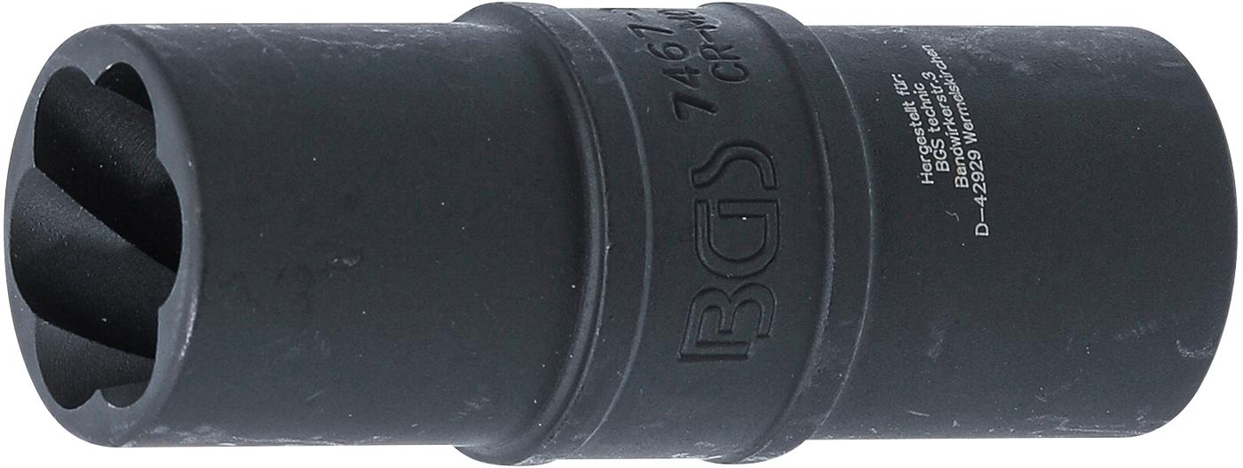 Speciali galvutė / sraigtinis ištraukiklis | Dvipusė | 12,5 mm (1/2") | 19 mm (7467-19)