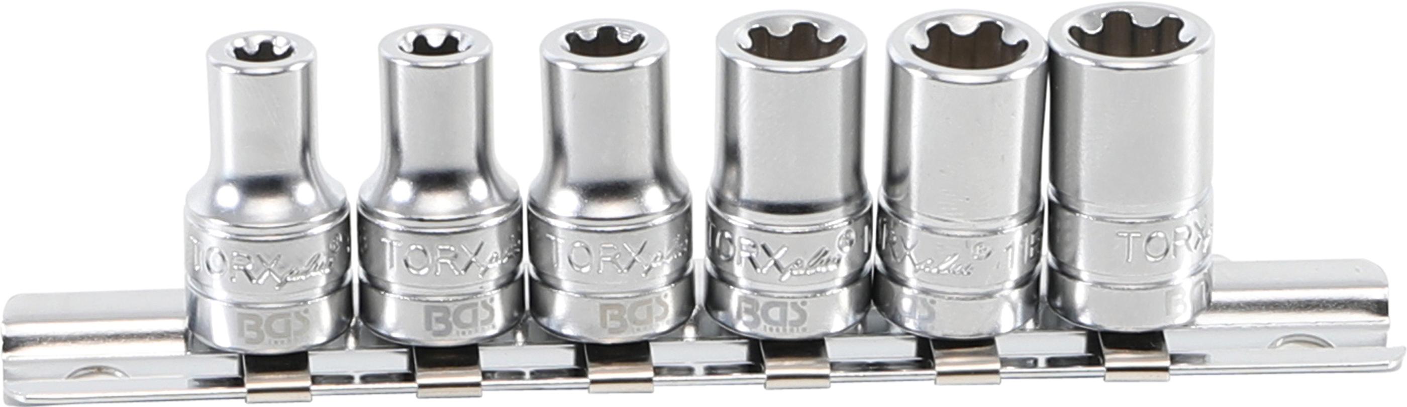 Galvučių komplektas T-Star Plus (Torx Plus) | 6.3 mm (1/4") | 6EP - 12EP | 6 vnt. (9588)