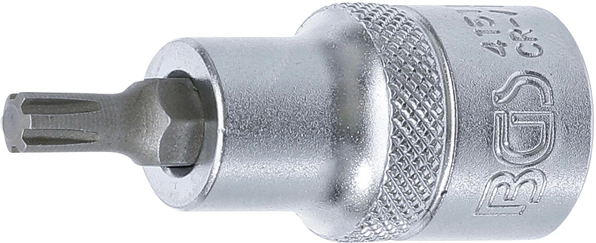 Antgalis | ilgis 55 mm | 12,5 mm (1/2") | Spline (Ribe) M6 (4151)