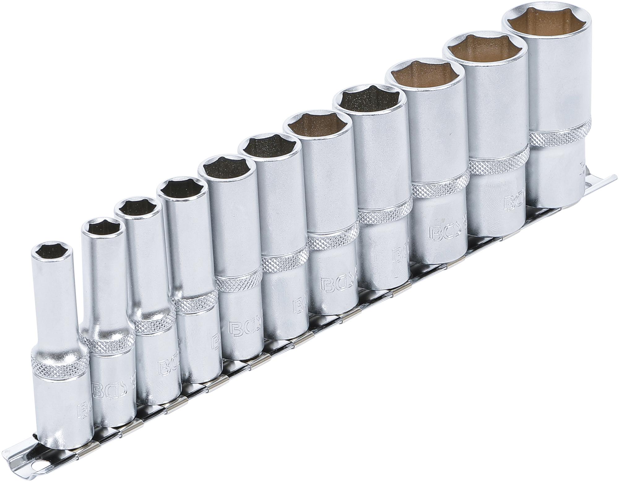 Galvučių rinkinys, šešiakampės, ilgos | 10 mm (3/8") | Coliniai dydžiai | 11 vnt. (2756)