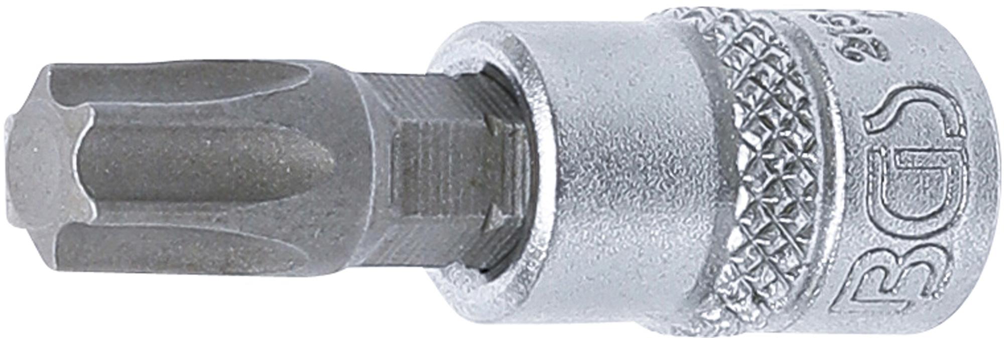 Antgalis įpresuotas į galvutę | 6.3 mm (1/4") | T-Star (Torx) T45 (2164-T45)