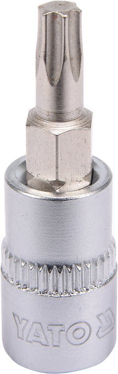 Antgalis įpresuotas į galvutę | 6.3 mm (1/4") | T-Star (Torx) T25 (YT-04305)