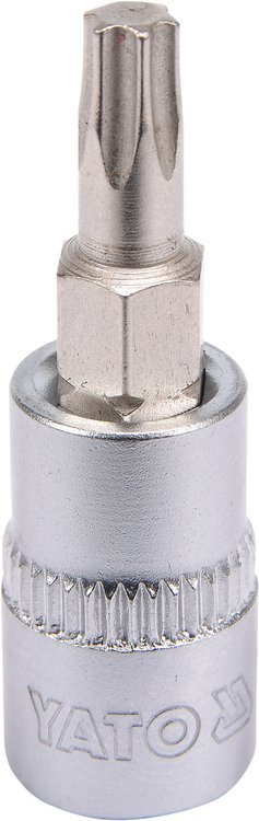 Antgalis įpresuotas į galvutę | 6.3 mm (1/4") | T-Star (Torx) T30 (YT-04306)