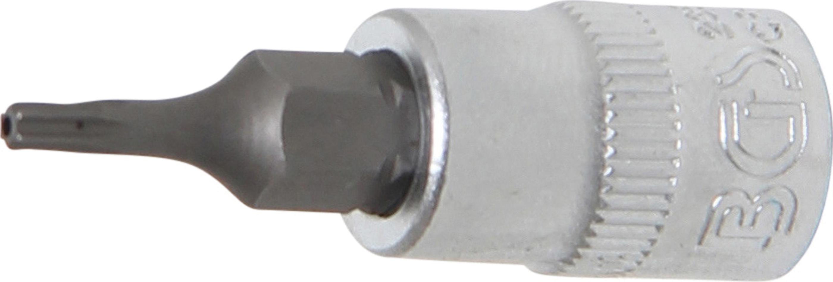 Antgalis įpresuotas į galvutę | 6.3 mm (1/4") | T-Star su skyle (Torx) T8 (2356)