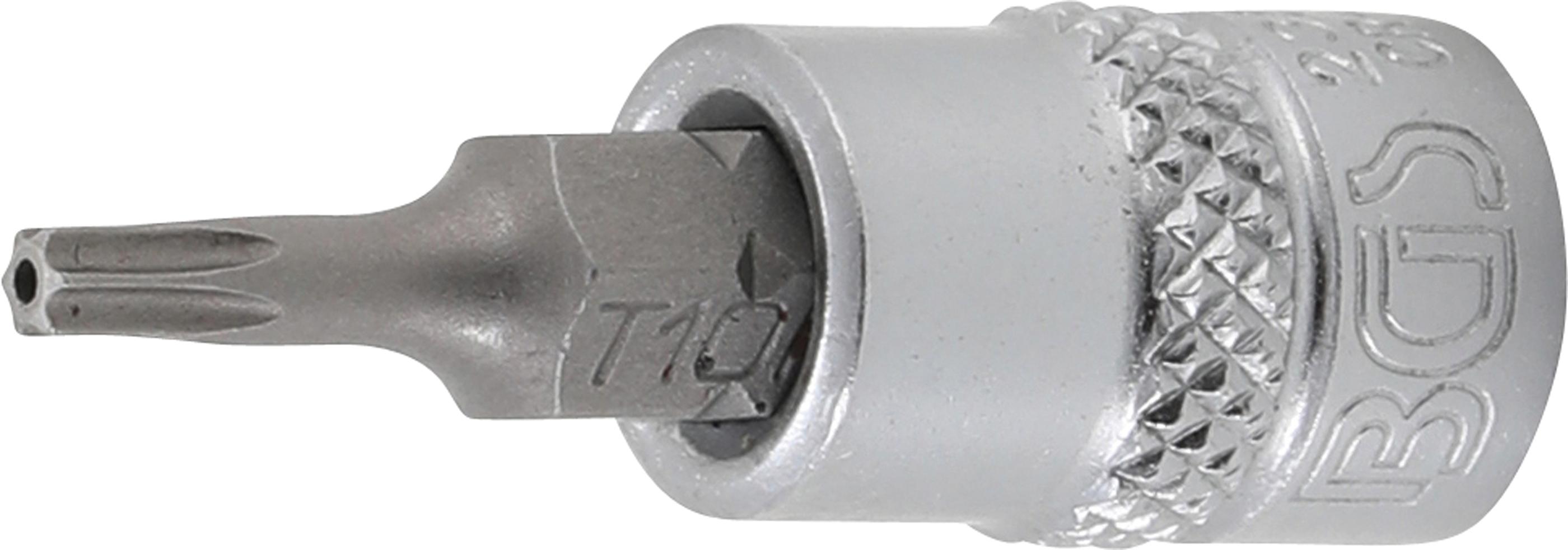 Antgalis įpresuotas į galvutę | 6.3 mm (1/4") | T-Star su skyle (Torx) T10 (2357)