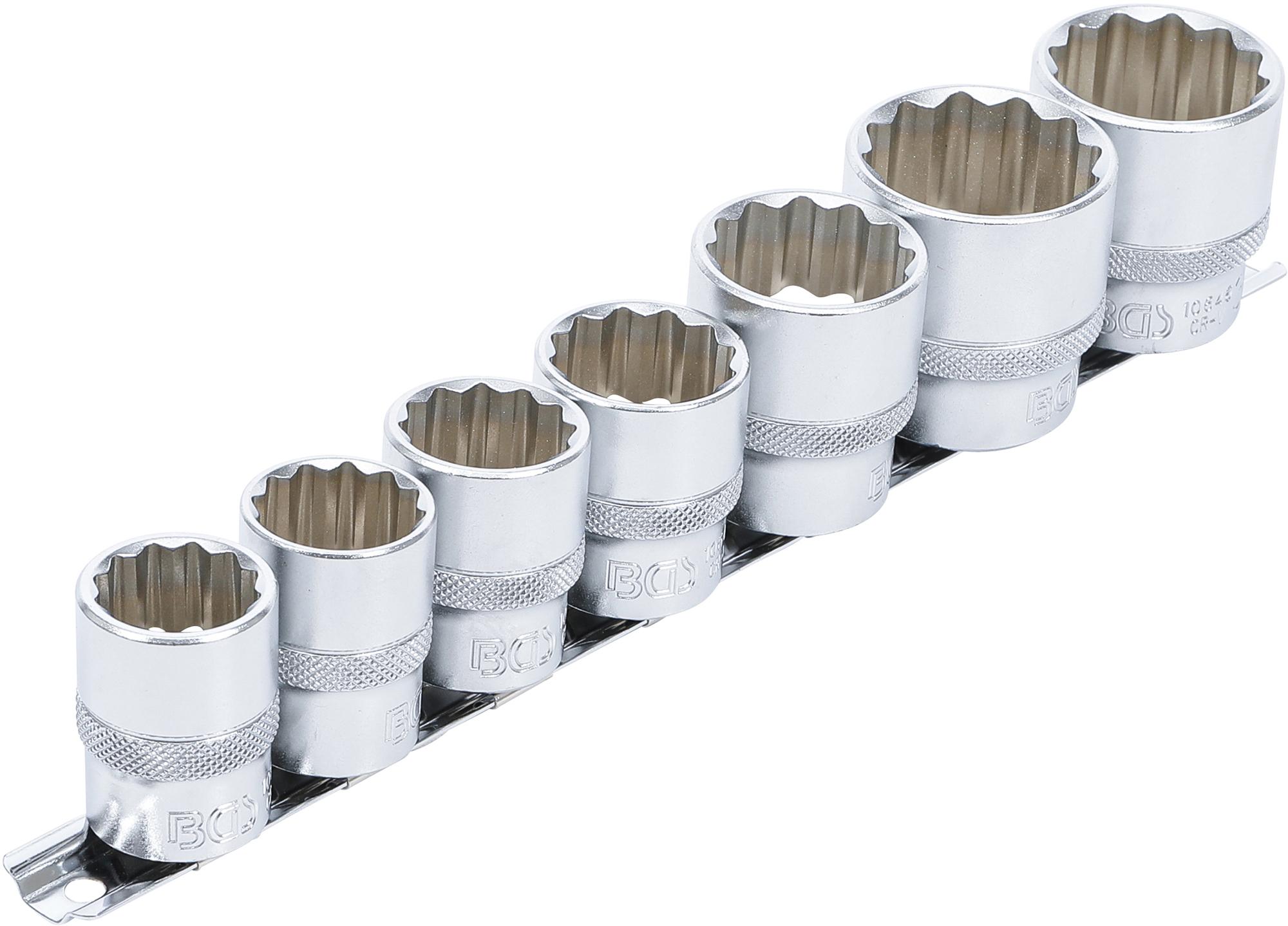 Galvučių rinkinys 12 kampų | 12,5 mm (1/2") | 20 - 32 mm | 7 vnt. (9109)