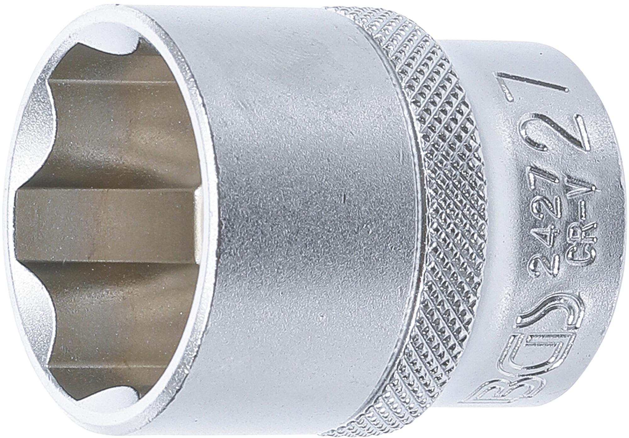 Galvutė šešiakampė | Super Lock | 12.5 mm (1/2") | 27 mm (2427)