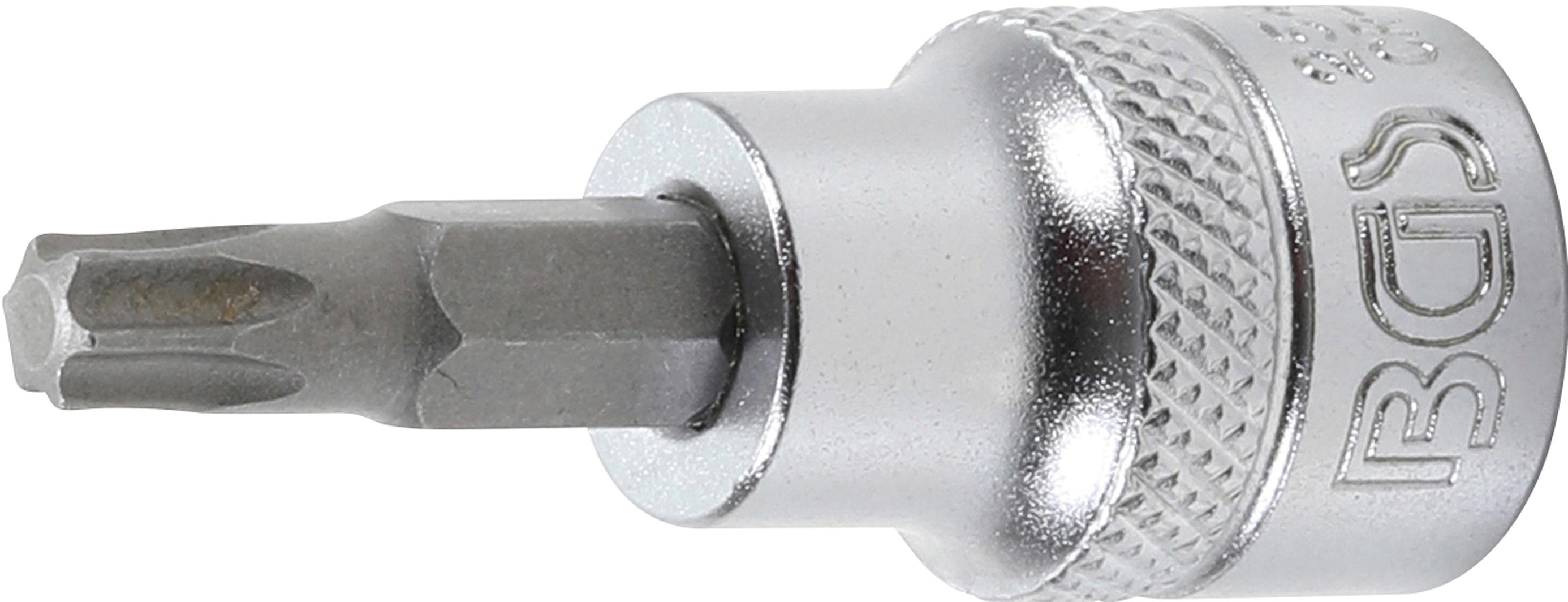 Antgalis įpresuotas į galvutę | 10 mm (3/8") | T-Star (Torx) T25 (2543)