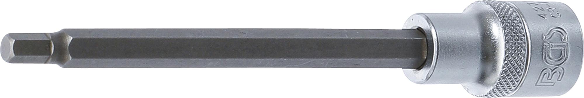 Antgalis įpresuotas į galvutę | ilgis 140 mm | 12,5 mm (1/2") | hex šešiakampis 6 mm (4271)