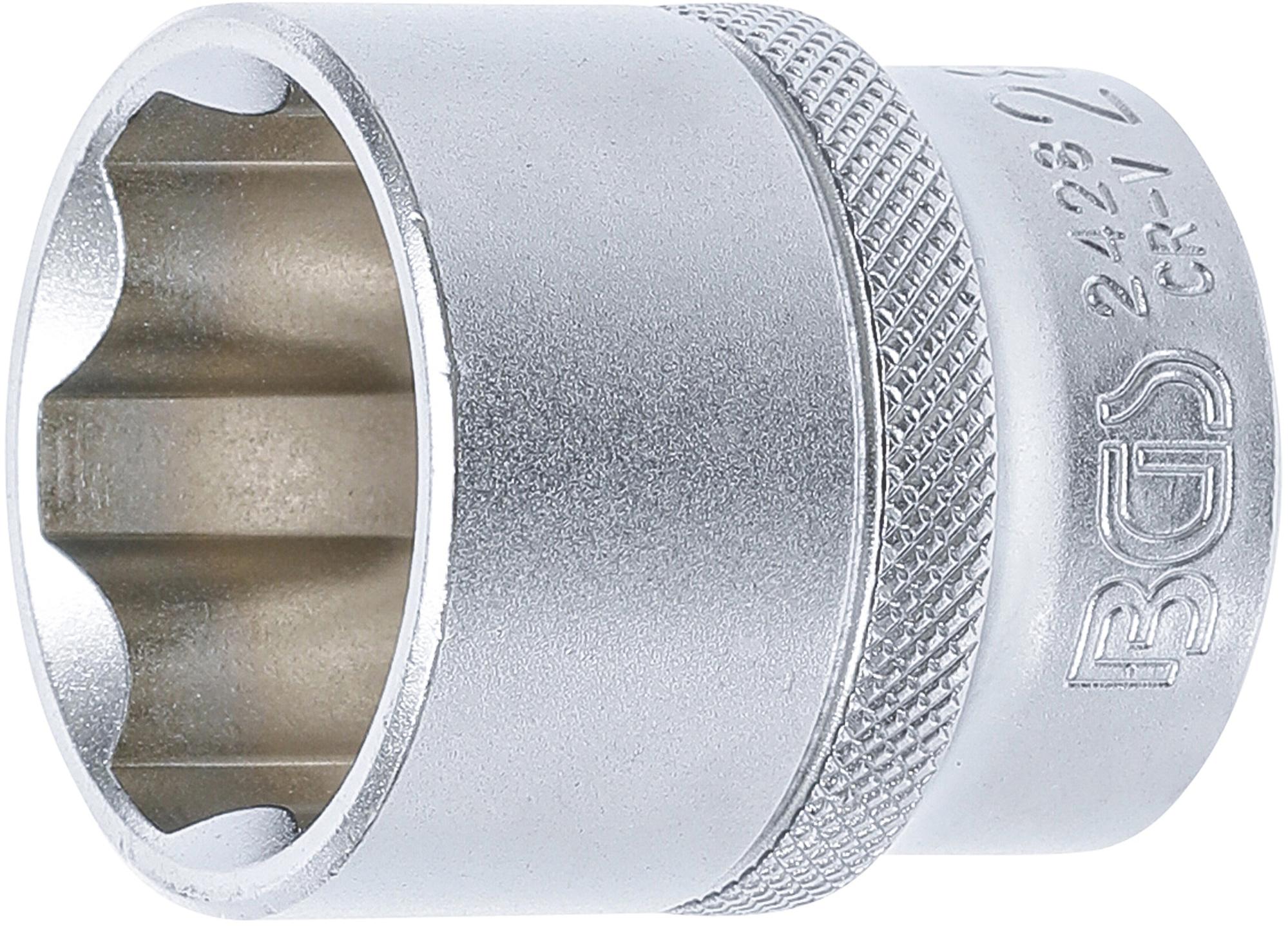 Galvutė šešiakampė | Super Lock | 12.5 mm (1/2") | 28 mm (2428)