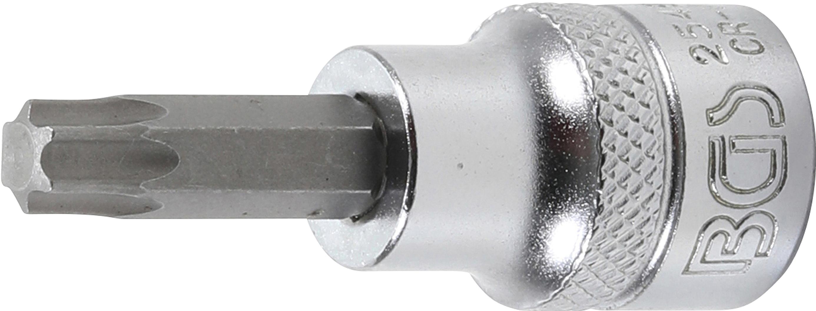 Antgalis įpresuotas į galvutę | 10 mm (3/8") | T-Star (Torx) T30 (2545)