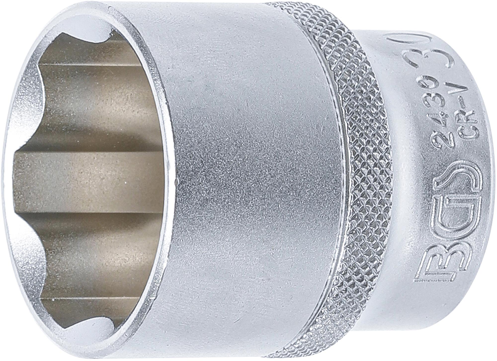 Galvutė šešiakampė | Super Lock | 12.5 mm (1/2") | 30 mm (2430)