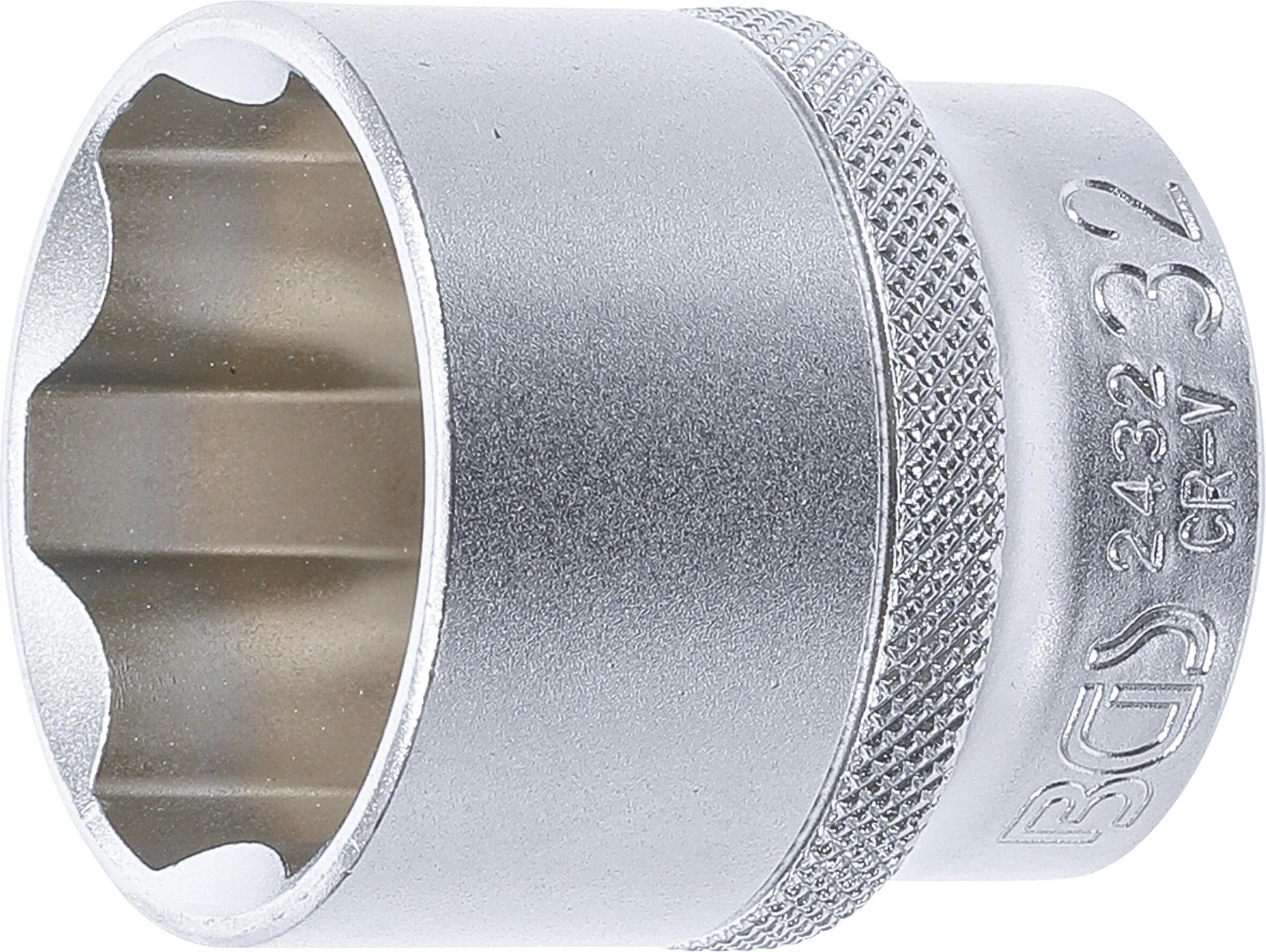 Galvutė šešiakampė | Super Lock | 12.5 mm (1/2") | 32 mm (2432)