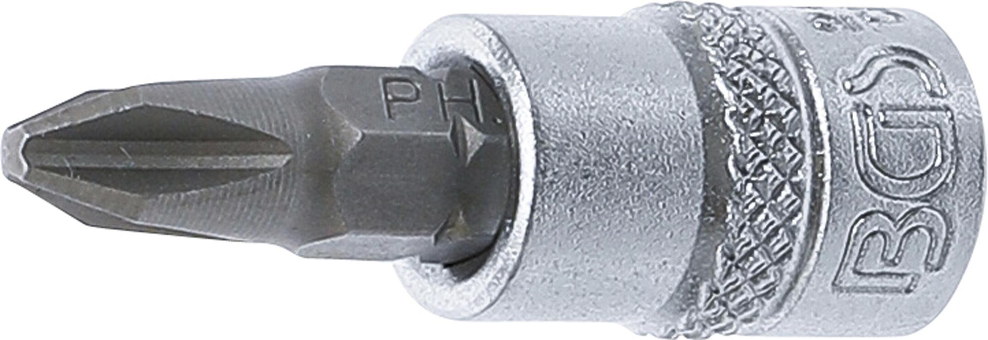 Antgalis įpresuotas į galvutę | 6.3 mm (1/4") | kryžminis PH2 (2488)