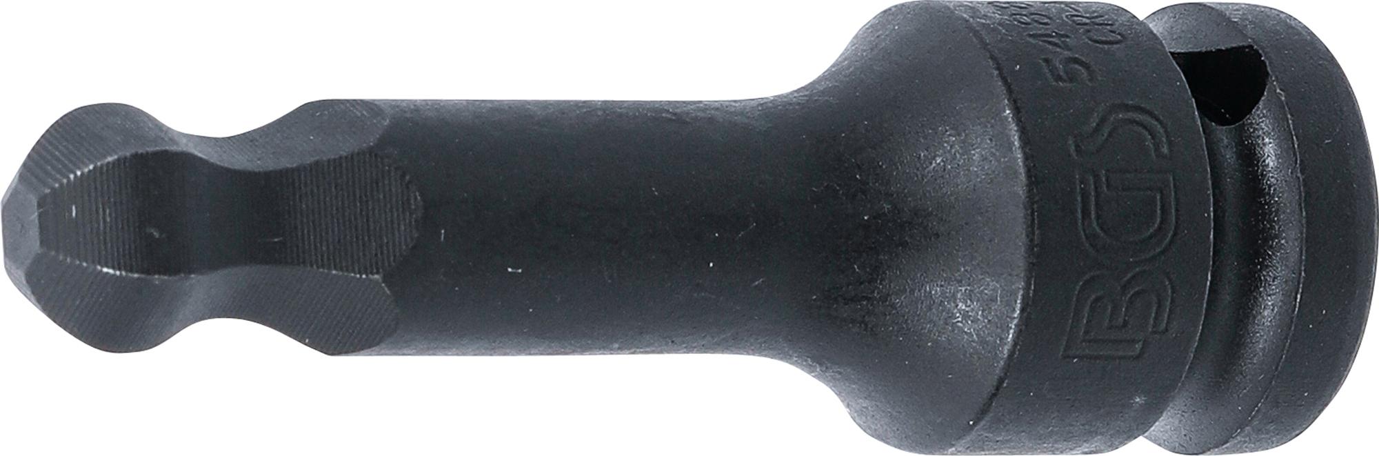 Smūginis antgalis | 12,5 mm (1/2") | hex šešiakampis 12 mm | šarnyrinis (5488-12)