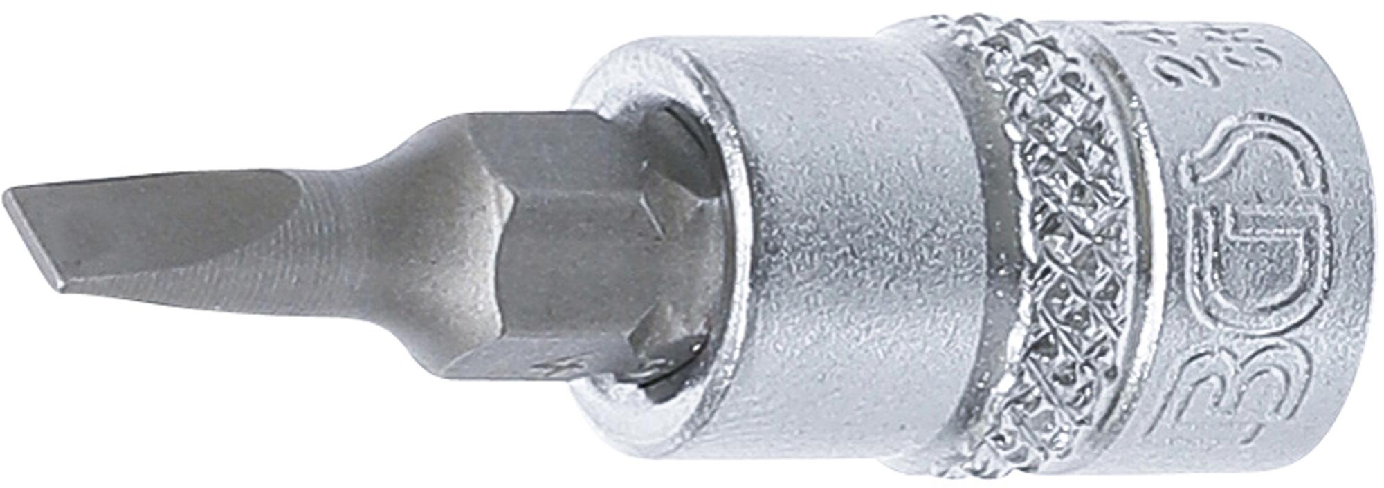 Antgalis įpresuotas į galvutę | 6,3 mm (1/4") | plokščias SL 4 mm (2493)