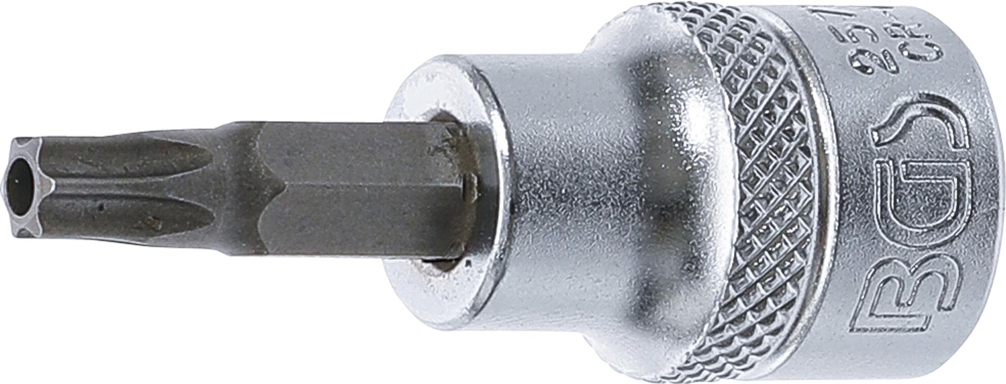 Antgalis įpresuotas į galvutę | 10 mm (3/8") | T-star su skyle (Torx) T20 (2571)