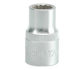 Galvutė dvylikakampė 1/2", 12mm (YT-1274)