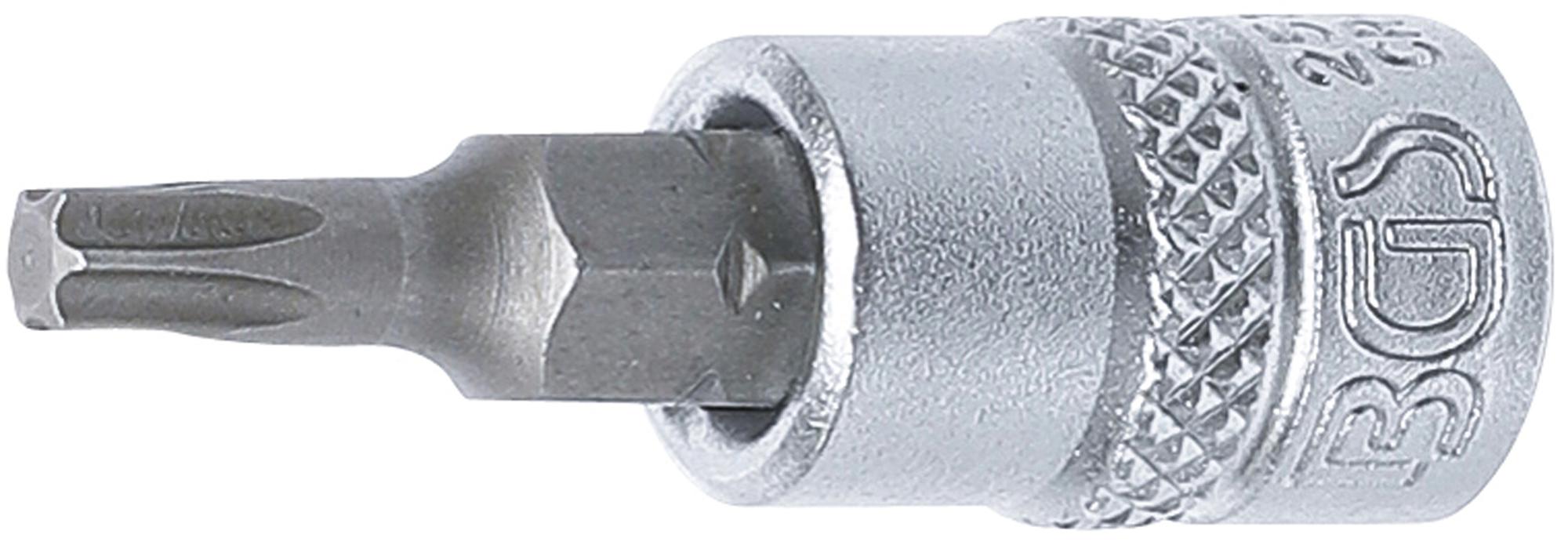 Antgalis įpresuotas į galvutę | 6.3 mm (1/4") | T-Star (Torx) T15 (2591)