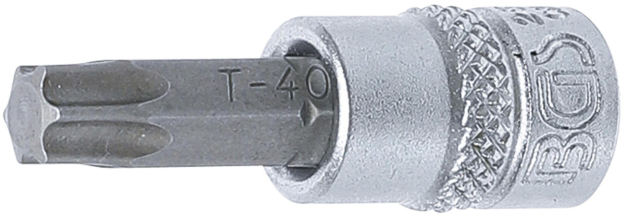 Antgalis įpresuotas į galvutę | 6.3 mm (1/4") | T-Star (Torx) T40 (2596)