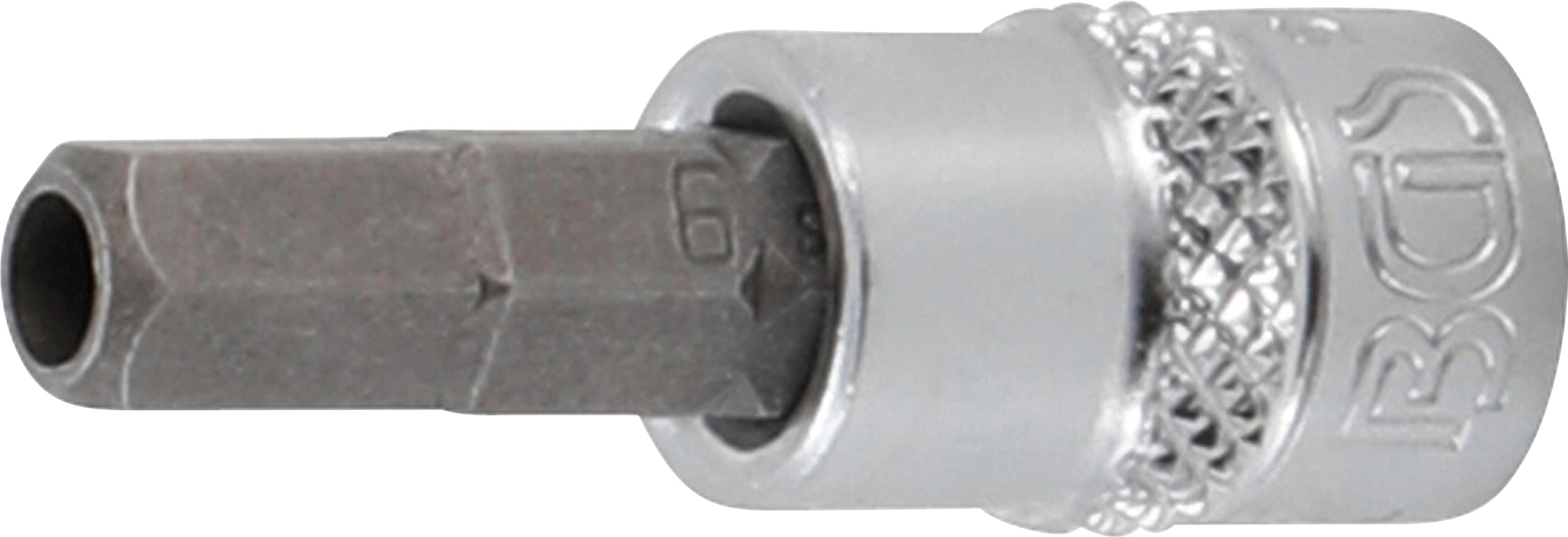 Antgalis įpresuotas į galvutę | 6,3 mm (1/4") | hex šešiakampis su skyle 6 mm (5156-6)