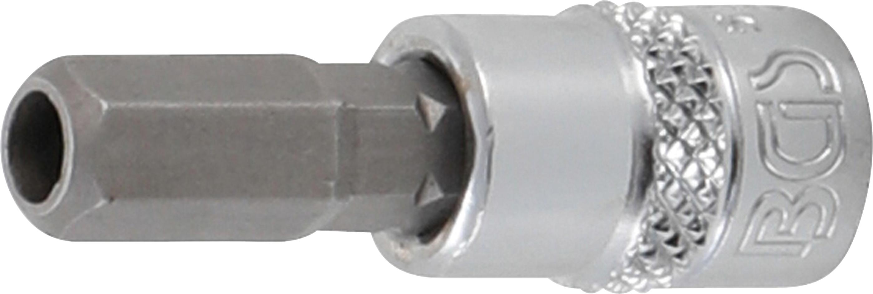 Antgalis įpresuotas į galvutę | 6,3 mm (1/4") | hex šešiakampis su skyle 7 mm (5156-7)