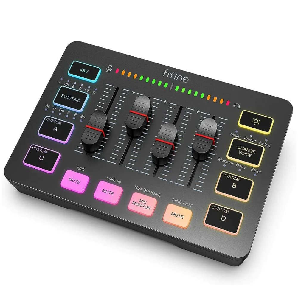 FIFINE AMPLIGAME SC3 Gaming USB Mixer