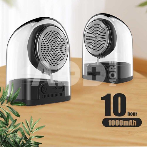 Devia Crystal series TWS speaker with silicon case (2pcs) black
