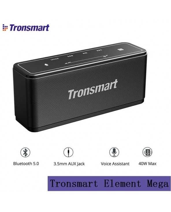 Tronsmart Element Mega Bluetooth 5.0 nešiojamas NFC muzikos garsiakalbis  40 W išvesties 3D skaitmeninio garsas