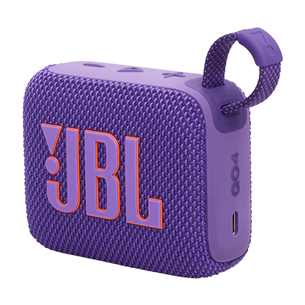 JBL GO 4, violetinė - Belaidė kolonėlė, JBLGO4PUR