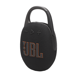 JBL Clip 5, juoda - Belaidė kolonėlė, JBLCLIP5BLK