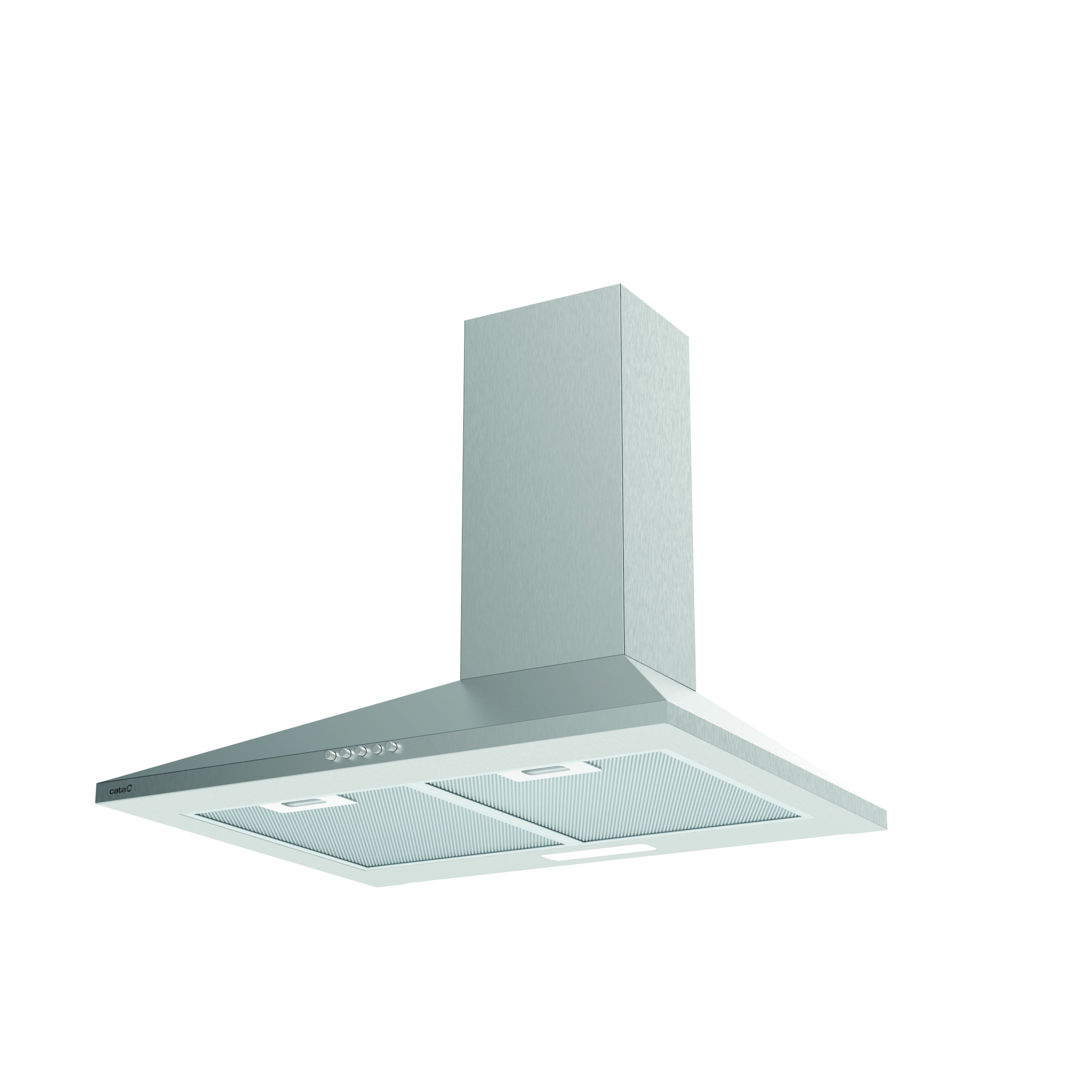 Gartraukis CATA VK 6000 X, montuojamas ant sienos, energijos efektyvumo klasė A, plotis 60 cm, 395 m³/h, mechaninis valdymas, LED, baltas.