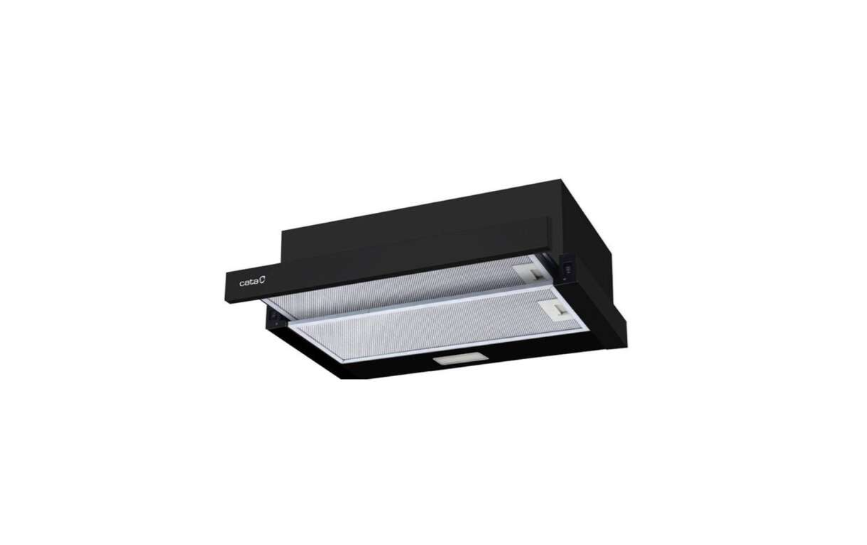Gartraukis CATA TFB-5160 BK Hood, Energy efficiency class C, Width 59.5 cm, Max 297 m³/h, Mechanical control, LED, Black CATA