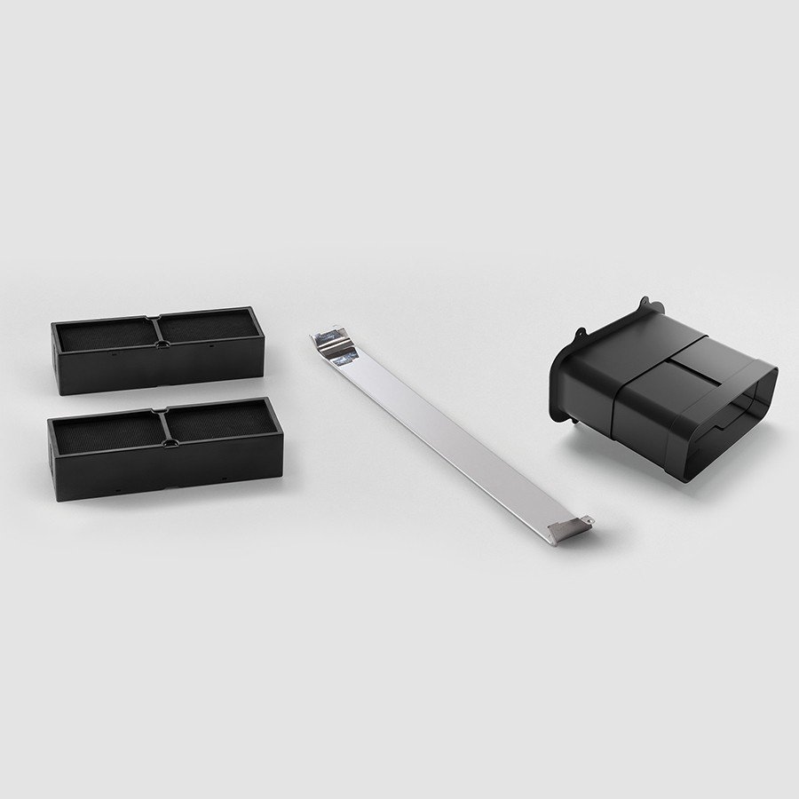 Gartraukio priedas ELICA Recycling kit Back outlet Nikolatesla FIT / FIT 3Z / FIT XL / PRIME S /