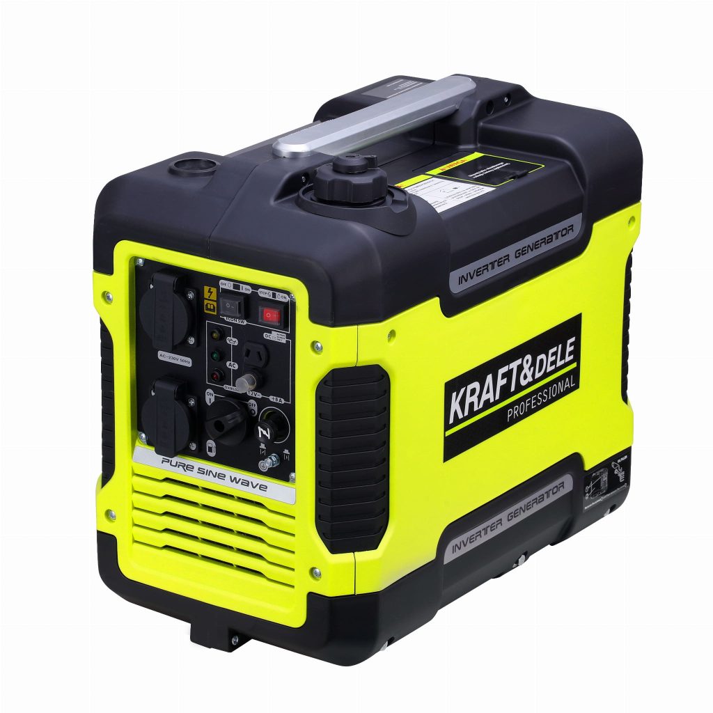 Inverterinis benzininis elektros generatorius 1900W Kraftdele KD133