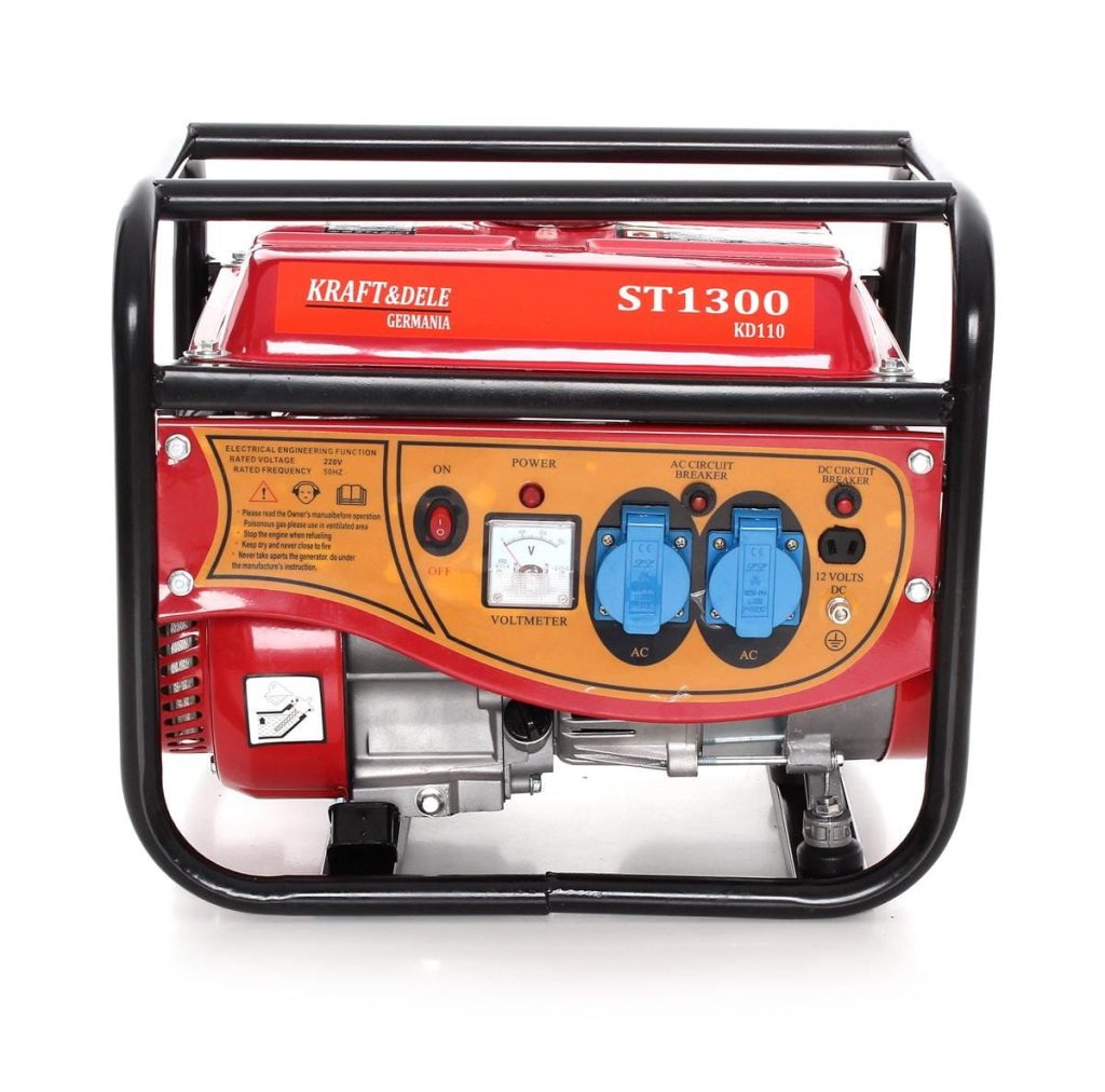 Kraftdele KD110 Benzininis elektros generatorius 1500W 12/230V