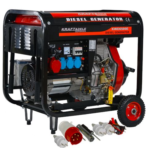 Dyzelinis elektros Generatorius KD120 12/230/380V 6500W