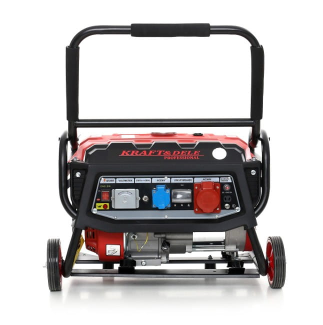 Benzininis trifazis elektros generatorius 3000W 12/230/380V KD139