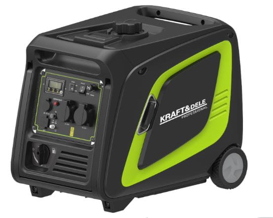 Benzininis inverterinis elektros generatorius 4900W 230V KD686