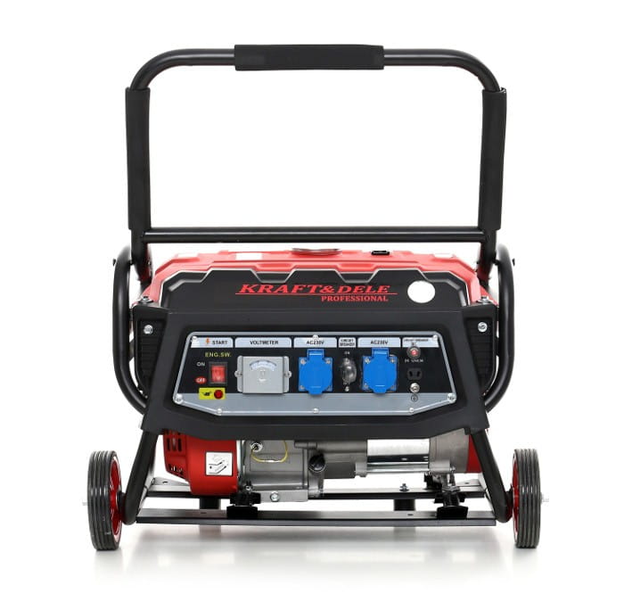 Benzininis vienfazis elektros generatorius 3000W 12/230V KD138