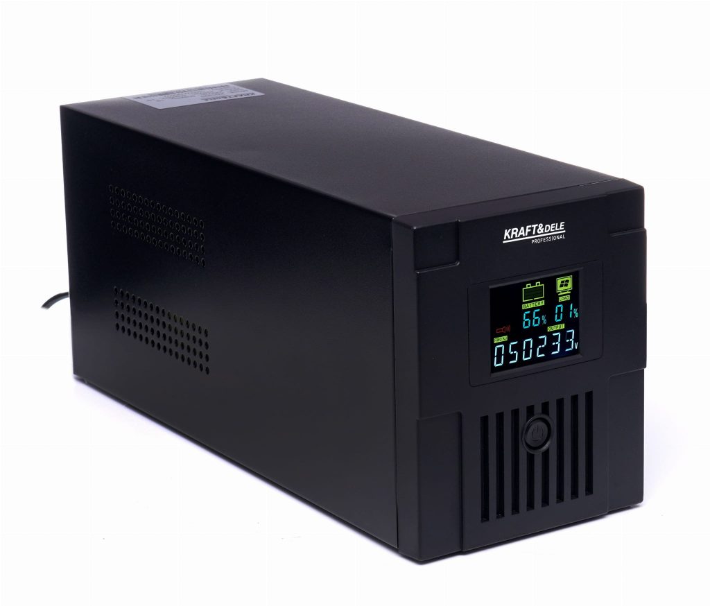NEPERTRAUKIAMO MAITINIMO ŠALTINIS UPS 1500VA LCD Kraftdele KD1929