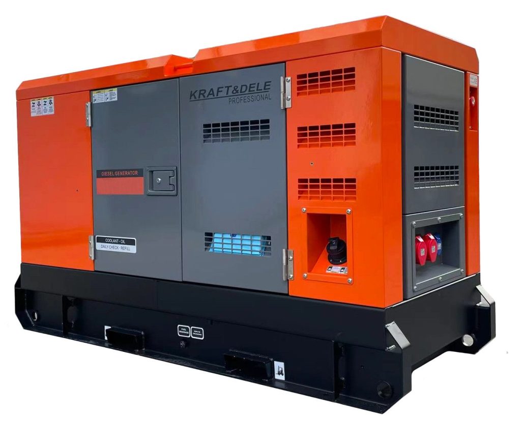 Dyzelinis trifazis elektros generatorius 30kW/32kW, 220V/380V Kraftdele KD691