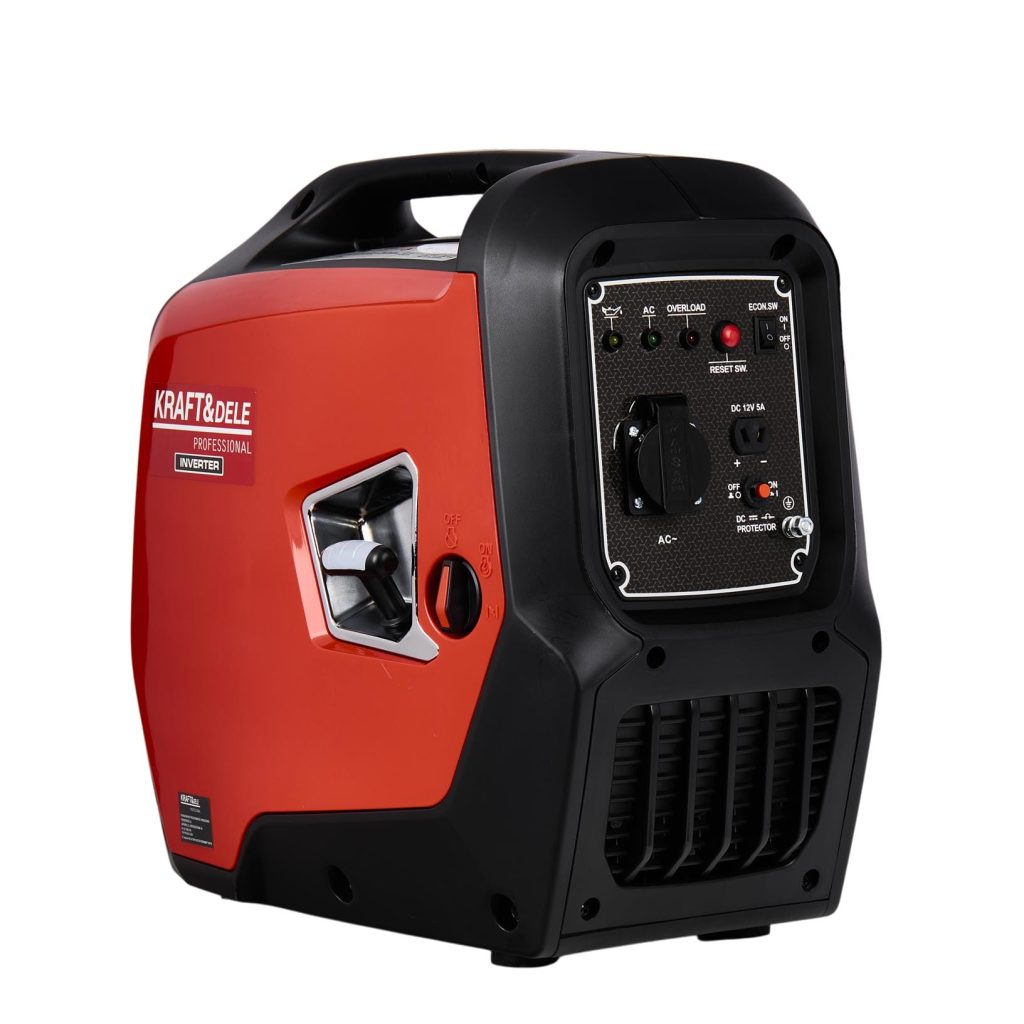 Benzininis inverterinis elektros generatorius 2.3KW/2.5KW KRAFT&DELE KD697