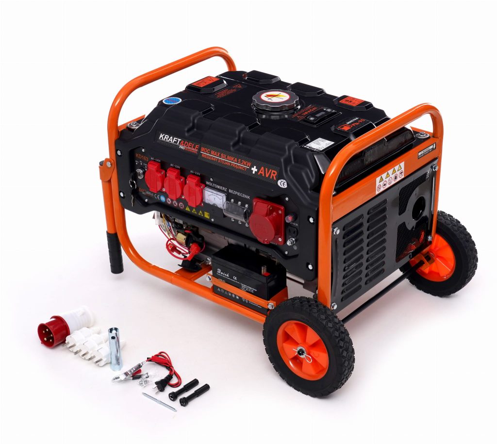 Elektros generatorius 3500W 12/230V/380V KD163