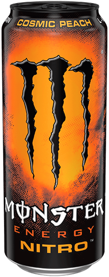 Gazuotas energinis gėrimas MONSTER Nitro Cosmic Peach 500ml