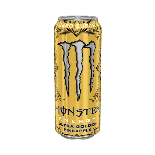 Gazuotas energinis gėrimas Monster Energy Ultra Gold Pineapple 500ml