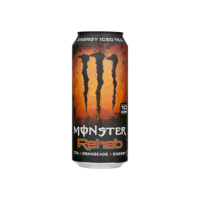 Gazuotas energinis gėrimas Monster Energy Rehab Peach Tea 500ml