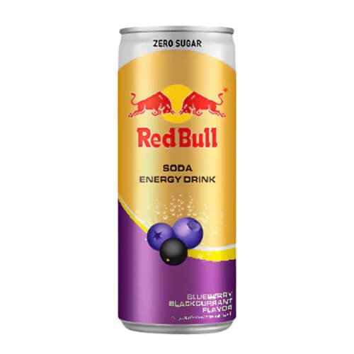 Gazuotas energinis gėrimas RED BULL Blueberry & Blackcurrant
