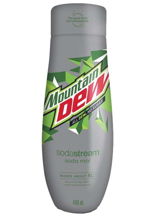 Becukris sirupas gėrimų gaminimo aparatui SODA STREAM - "Mountain Dew Diet", 440 ml