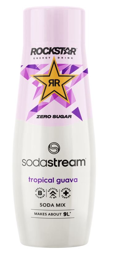 Becukris sirupas gėrimų gaminimo aparatui SODA STREAM - ROCKSTAR ENERGY GUAVA, 440 ml